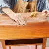 روش هایی برای تميز كردن و برق انداختن وسایل چوبی
