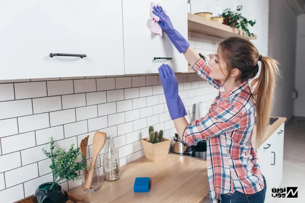 10ر وش تمیز کردن کابینت ام دی اف