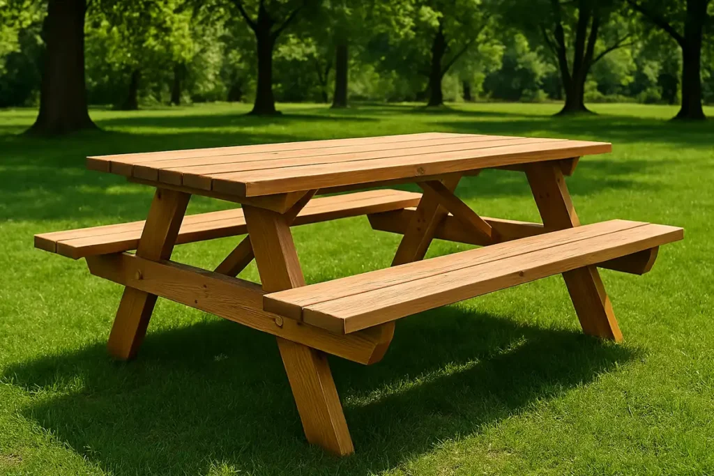 ساختن میز پیک ‌نیک بزرگ
