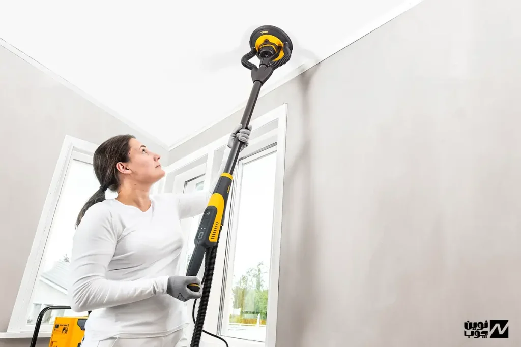 سنباده دسته تلسکوپی