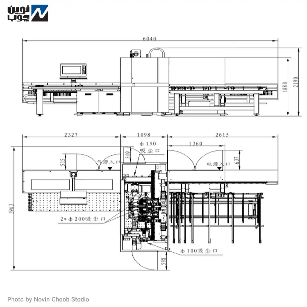 KD-612NS-2 خرید سی ان سی سوراخکاری KDT مدل KD-612NS